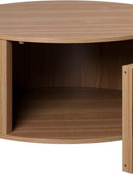 INOSIGN Couchtisch Ronda (1-St), Runder Sofatisch mit Stauraum - Maße (B/T/H) 80/80/36 cm