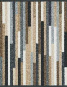 wash+dry by Kleen-Tex Teppich Mikado Stripes, rechteckig, Höhe: 7 mm, modernes Streifen Design, rutschhemmend, waschbar