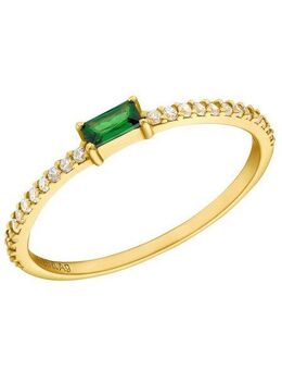 Amor Fingerring Smaragreen, mit Zirkonia (synth)