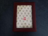 Bilderrahmen echtes Leder Fotorahmen Echtleder 11,5 x 15,5 cm Becker+Hach bordeaux Deko Vintage 3,- - Flensburg
