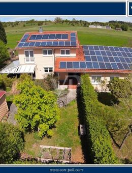 Ökologisch & energieeffizient - Architektonisches Wohnhaus mit Praxisanbau - Unverbaubare Naturlage - Stimpfach