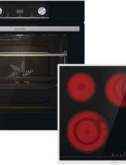 GORENJE Backofen-Set Steam Set, mit 1-fach-Teleskopauszug, AirFry-Funktion