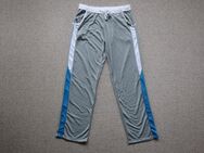 Workout Fitness Sweatpants Hose grau blau weiß Streifen XL - Niddatal