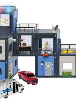 Siku Spiel-Polizeistation SIKU World, Polizeistation (5510), mit Licht und weiteren Funktionen