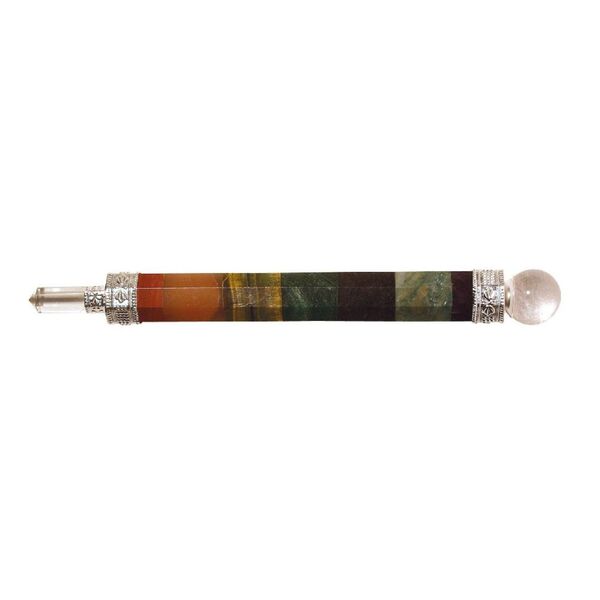 Kristall-Stab Chakra-Steine 20 cm - Grebenhain