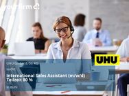 International Sales Assistant (m/w/d) Teilzeit 80 % - Bühl