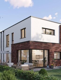Moderne Bauhaus-Doppelhaushälfte mit Endenergiebedarf A+ - Hamburg
