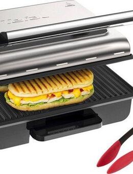 Tefal Kontaktgrill GC242D Inicio Grill Adjust, 2000 W, regelbarer Thermostat mit 3 Stufen, antihaftbeschichtete Platten