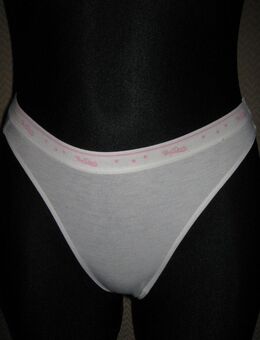 NEU * Sexy * Brasil- Style * Bikini * Mini * Höschen * Slip * Gr. 34- 36/ XS- S * weiß * rosè * - Riedlingen