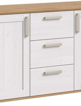 Home affaire Sideboard Cosenza, Cosenza Sideboard 129 cm, 2 Türen, 4 Fächer, Sideboard, Wohnzimmer