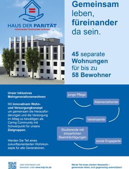 Inklusives Mehrgenerationenwohnen - Modellprojekt Caring Community - 45 Wohnungen für eine Hausgemeinschaft - Heilbronn