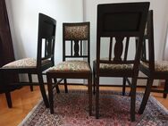 Antik! 4 Massive, stabile Holz Stühle Eiche Jugendstil ca. 1920! Rarität! TOP! - München