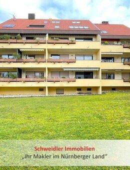 Am schönen Kunigundenberg! 1-Zimmer-Erdgeschosswohnung mit großem Balkon und Kfz-Stellplatz in Lauf - Lauf (Pegnitz)