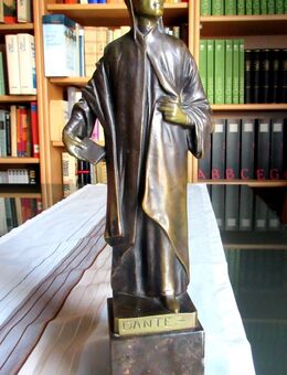 VOLLBRONZE "DANTE" um 1915, ELSE v. BECK (1888 Ddf.)!!! - Berlin