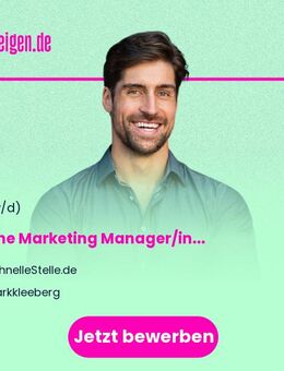 Online Marketing Manager/in (w/m/d) - Markkleeberg