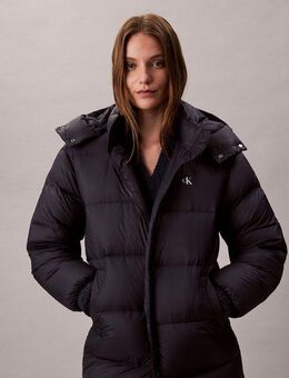 Calvin Klein Jeans Steppmantel ESSENTIAL MIDWEIGHT LONG PUFFER Mit Rundhalsausschnitt, regular fit