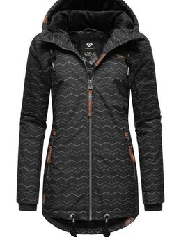 Ragwear Winterjacke Zuzka Winter Wasserdichter Winterparka mit Teddyfleece Innenfutter
