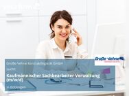 Kaufmännischer Sachbearbeiter Verwaltung (m/w/d) - Böblingen