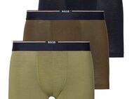 BOSS Boxer BoxerBr 3P Natura (Packung, 3-St) mit Logoschriftzug auf dem Bund