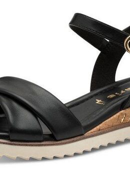 Tamaris Sandalette, Keilabsatz, Sommerschuh, Riemchensandale mit Schnallenverschluss