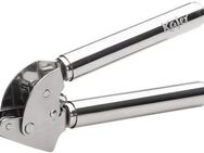 Käfer Knoblauchpresse Käfer Küchenpresse mit Klapp-Sieb (1 St), Edelstahl 18/10, Knoblauchpresse aus Edelstahl, 360 g, mit Klapp-Sieb, spülfreundlich