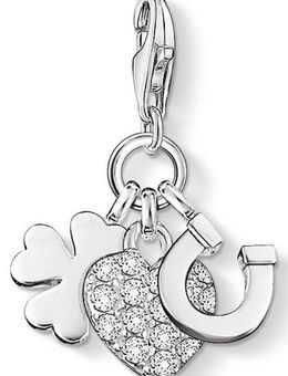 THOMAS SABO Charm-Einhänger Glück, 0870-051-14, mit Zirkonia (synth)