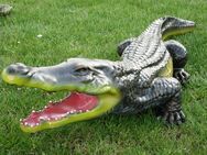 Dekofigur Krokodil gross 116 cm Gartendeko - Hergisdorf