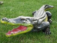Dekofigur Krokodil gross 116 cm Gartendeko - Hergisdorf