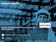 Senior Produktentwickler:in (m/w/d) - Konstruktion - Lörrach