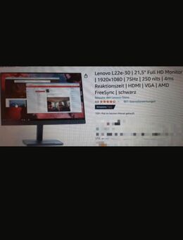 Lenovo Full HD Monitor 21,5 - Soest