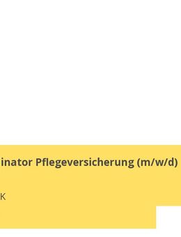 Teamkoordinator Pflegeversicherung (m/w/d) - Münster