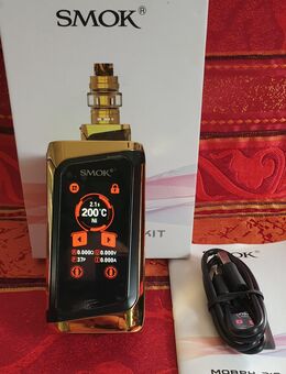 Smok Morph 219 Gold. Top Zustand. FP. 50€. Top Zustand Minimale Gebrauchsspuren zb. 510er. SAMMLUNGSVERKLEINERUNG! Akkuträger, Mod Box, E Zigarette, Vape. - Bühl