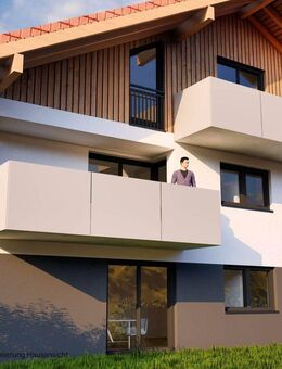 Neubauprojekt in Aschau im Chiemgau - Helle Obergeschoss-Wohnung mit Süd-/Westbalkon und schönem Blick auf die Kampenwand - Aschau (Chiemgau)