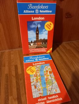 LONDON. Baedekers Reiseführer. Broschierte TB-Ausgabe v. 1988 mit Stadtplan - Rosenheim