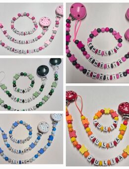 Schnullerkette komplettes Set🍼Schmetterling🍼Mädchen 🍼 Junge - Stadtlohn
