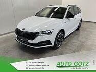 Skoda Octavia, Combi Sportline Vorb elektr Heckkl LichtAssist Induktiv Laden Frontscheibenheiz Ladeboden vo hi hi vo VZE Digi SpurAssist Sunset Spiegel elektr anklappbar Armlehne Connect Metallic, Jahr 2025 - Beilngries