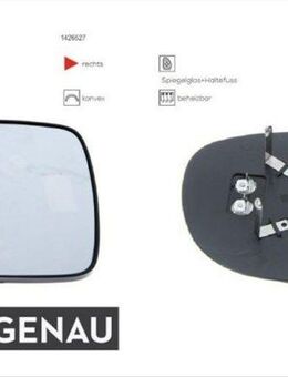 SPIEGELGLAS RECHTS BEHEIZT KONV OPEL CORSA C F08 F68 1426530 NEU - Dortmund Wickede