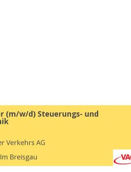 Elektroniker (m/w/d) Steuerungs- und Signaltechnik - Freiburg (Breisgau)
