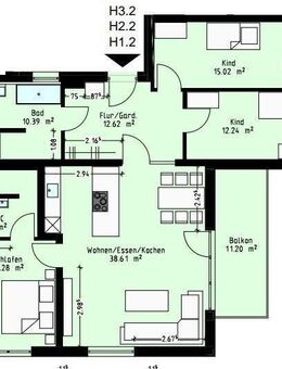 Elegante und exzellente Neubau-Wohnung: 4 Zimmer - Gera