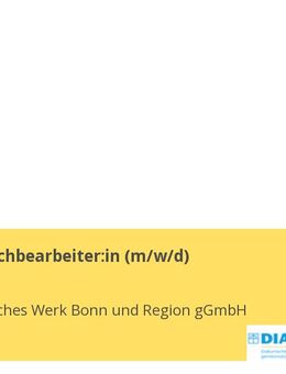 Personalsachbearbeiter:in (m/w/d) - Bonn