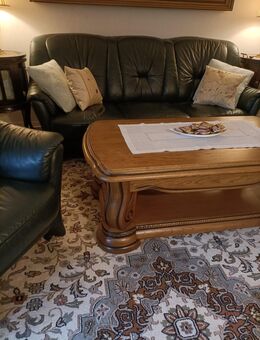 Ledersofa und Ledersessel - Ludwigsfelde