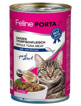 Feline Porta 21 6 x 400 g - Thunfisch mit Shrimps