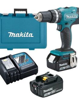 Makita Akku-Schlagbohrschrauber »DHP453RFE«, max. 400 U/min, Schlagfunktion, Inkl. 2 Akkus, Ladegerät und Transportkoffer