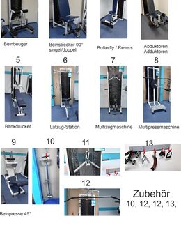 Profi-Fitnessgeräte - gebraucht - auch als Einzelposten möglich! - Neuhof (Hessen)