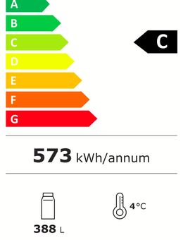 SARO Kühlschrank mit Glastür, Modell GTK 388 - schwarz - EEK: C - Kaiserslautern