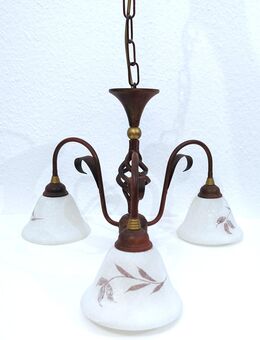 Deckenlampe | Hängelampe | Kronleuchter, Blütendesign, 3-flammig - Dresden