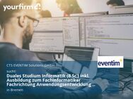 Duales Studium Informatik (B.Sc.) inkl. Ausbildung zum Fachinformatiker Fachrichtung Anwendungsentwicklung (m/w/d) - Bremen