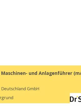 Ausbildung Maschinen- und Anlagenführer (m/w/d) - Ebsdorfergrund