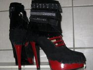 High Heels schwarz/rot Gr.36 ? - Worms