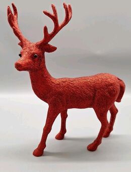 Elch Weihnachtselch Figur 29cm hoch Weihnachten Christmas 20cm lang ca 6cm breit - Essen